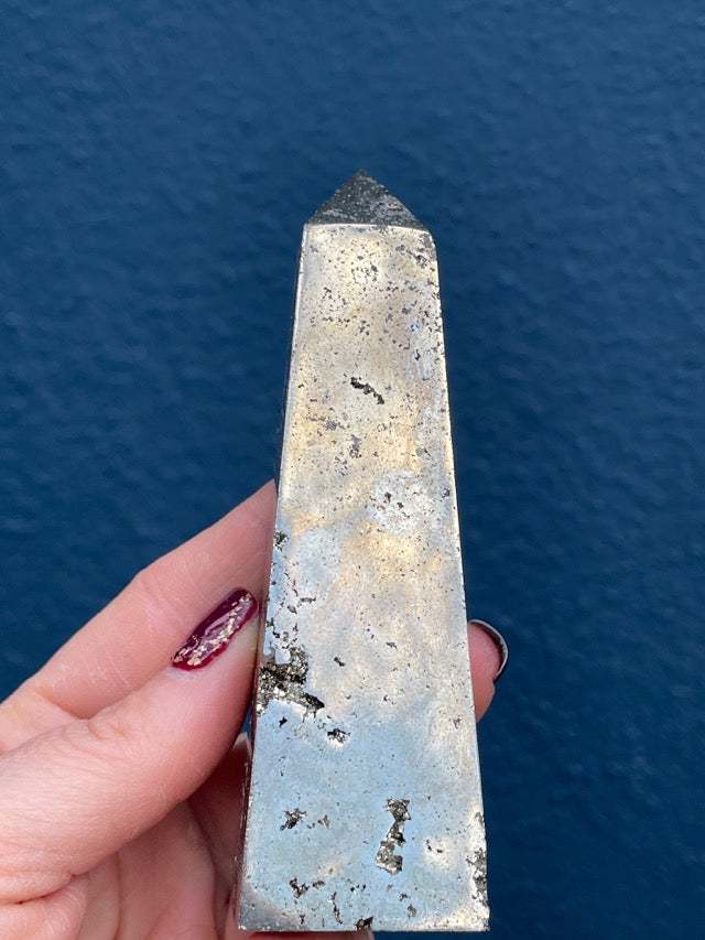 Peruvian Pyrite Obelisk