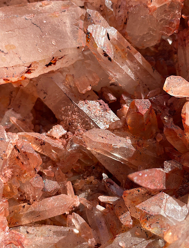 Extra Large Moroccan Red Quartz Cluster