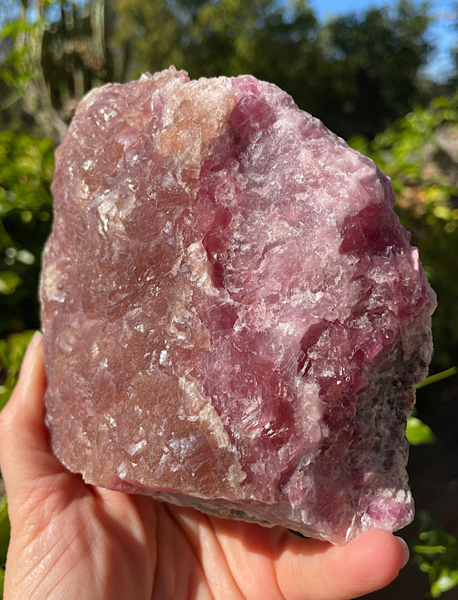 Pink Cobalto Calcite Raw Formation