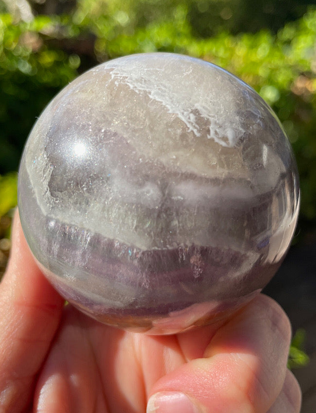 Rainbow Fluorite Sphere