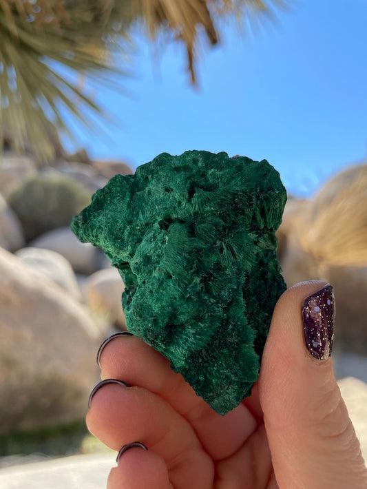 Fibrous Malachite