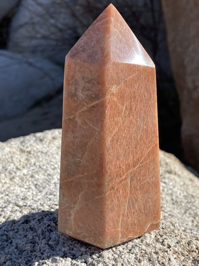 Peach Moonstone Point