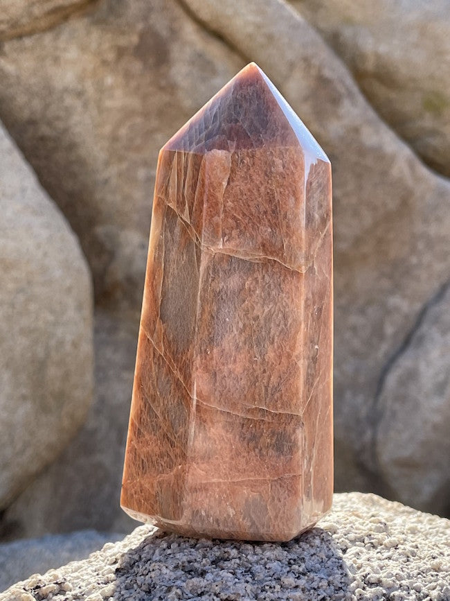 Peach Moonstone Point